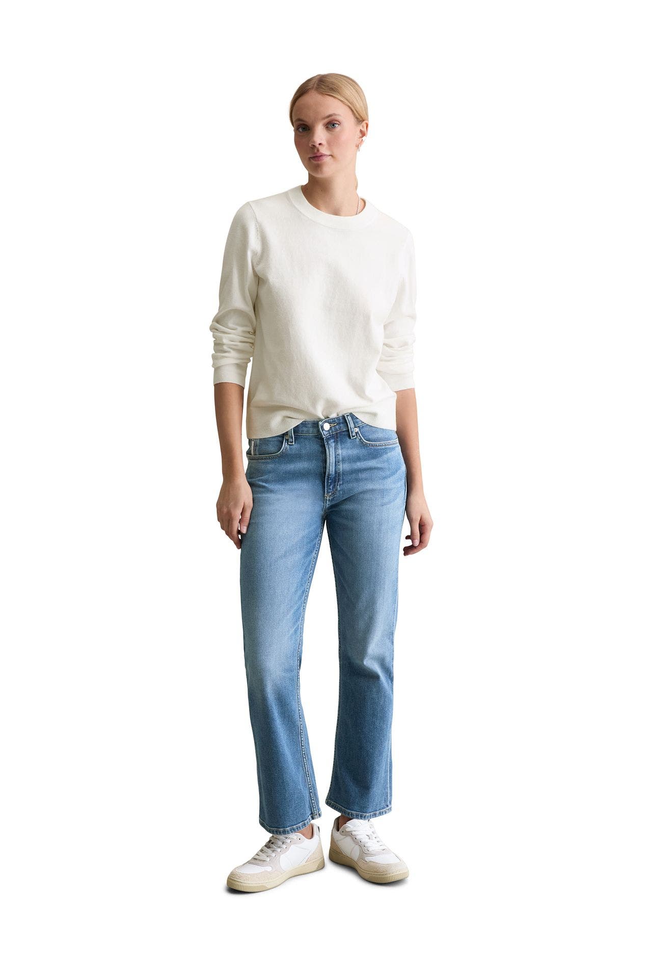 MARC O'POLO DENIM Strickpullover weiß, Bild 1