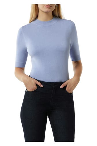 COMMA, Strickshirt taubenblau