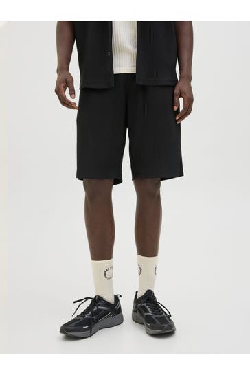 JACK & JONES Shorts schwarz