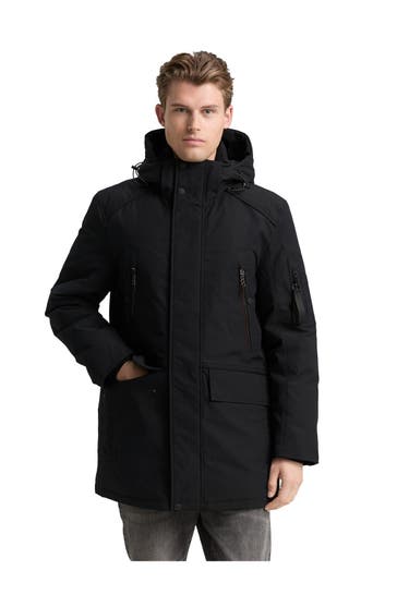 TOM TAILOR Parka schwarz