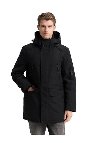 TOM TAILOR Parka schwarz