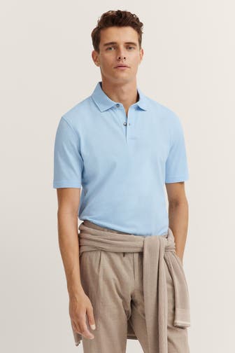 BUGATTI Polo-Shirt hellblau