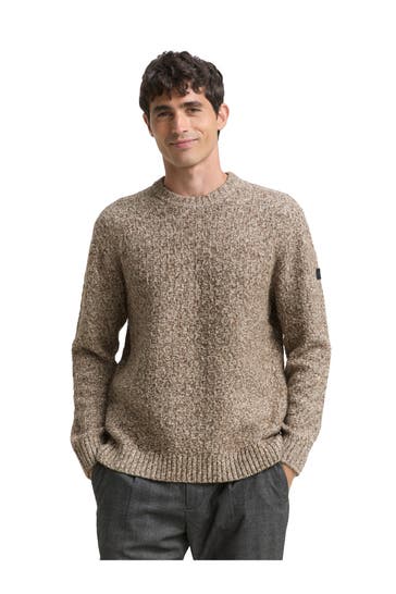 TOM TAILOR Strickpullover braun
