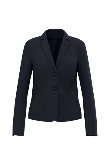 MARC CAIN Jersey-Blazer nachtblau