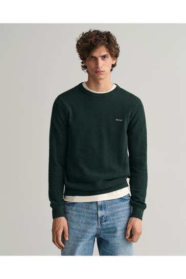 GANT Pullover dunkelgrün