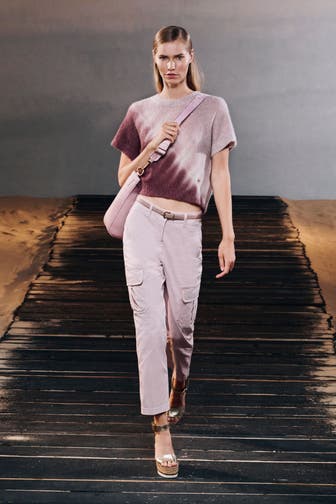 JOOP! Stoffhose Cargohose in Rosa rosa Marlene