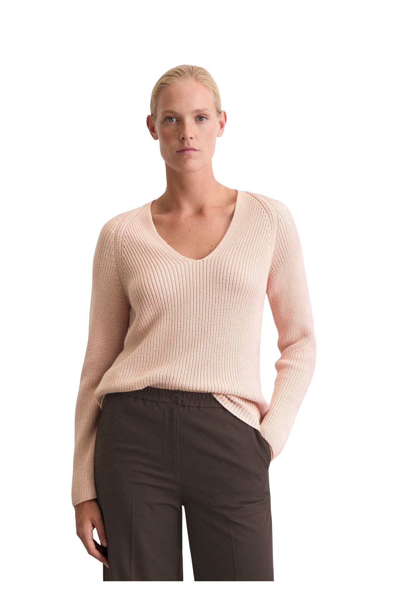 MARC O'POLO Strickpullover puderrosa, Bild 1