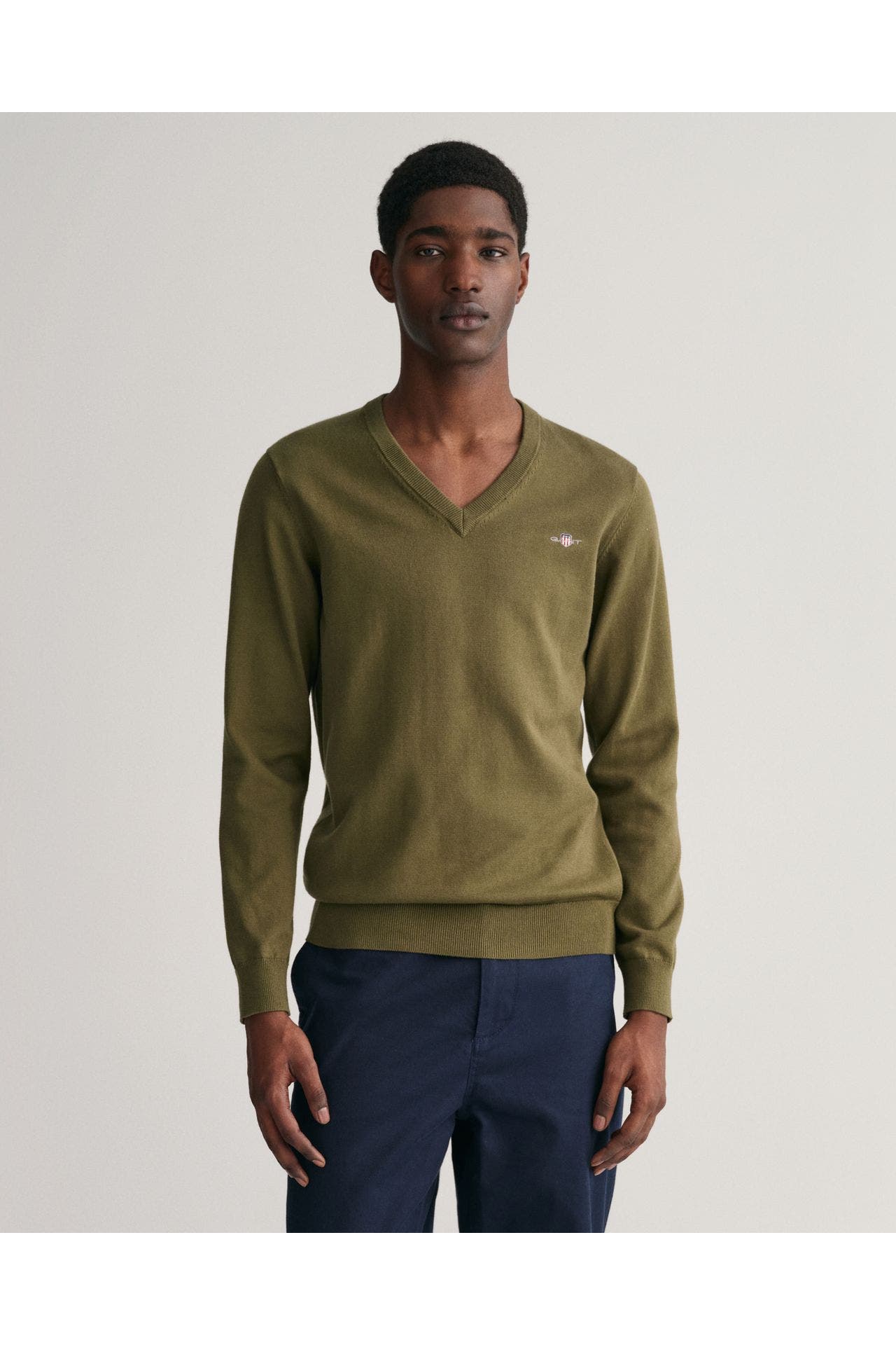 GANT Strickpullover oliv, Bild 1