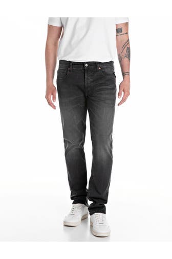 REPLAY Jeans schwarz straight