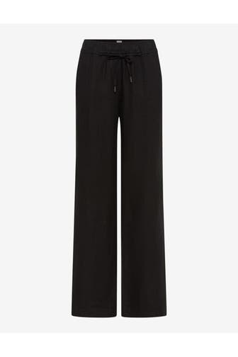 BRAX Leinenhose schwarz