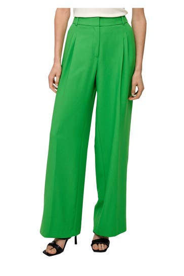 S.OLIVER BLACK LABEL Stoffhose grün