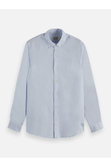 SCOTCH & SODA Casual-Hemd hellblau Regular Fit