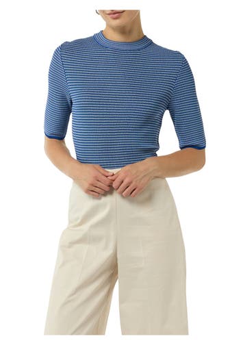 COMMA, Strickshirt zweifarbig