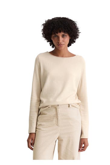 MARC O'POLO Strickshirt beige