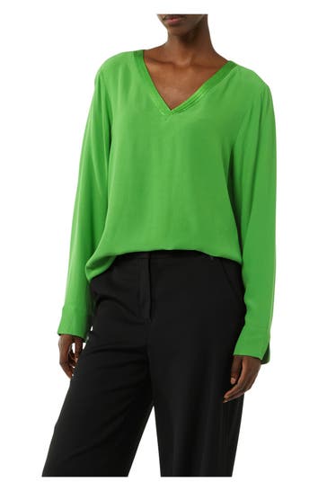 COMMA, Blusenshirt grün