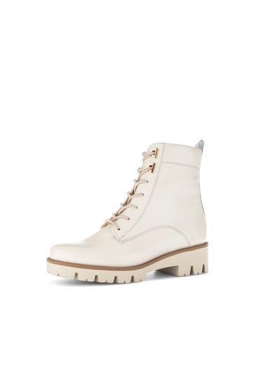 GABOR Schnürstiefeletten creme