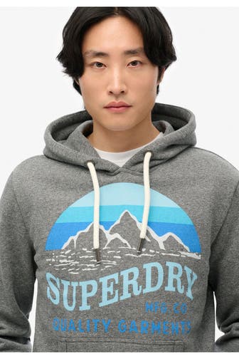 SUPERDRY Hoodie 'Great Outdoors' grau