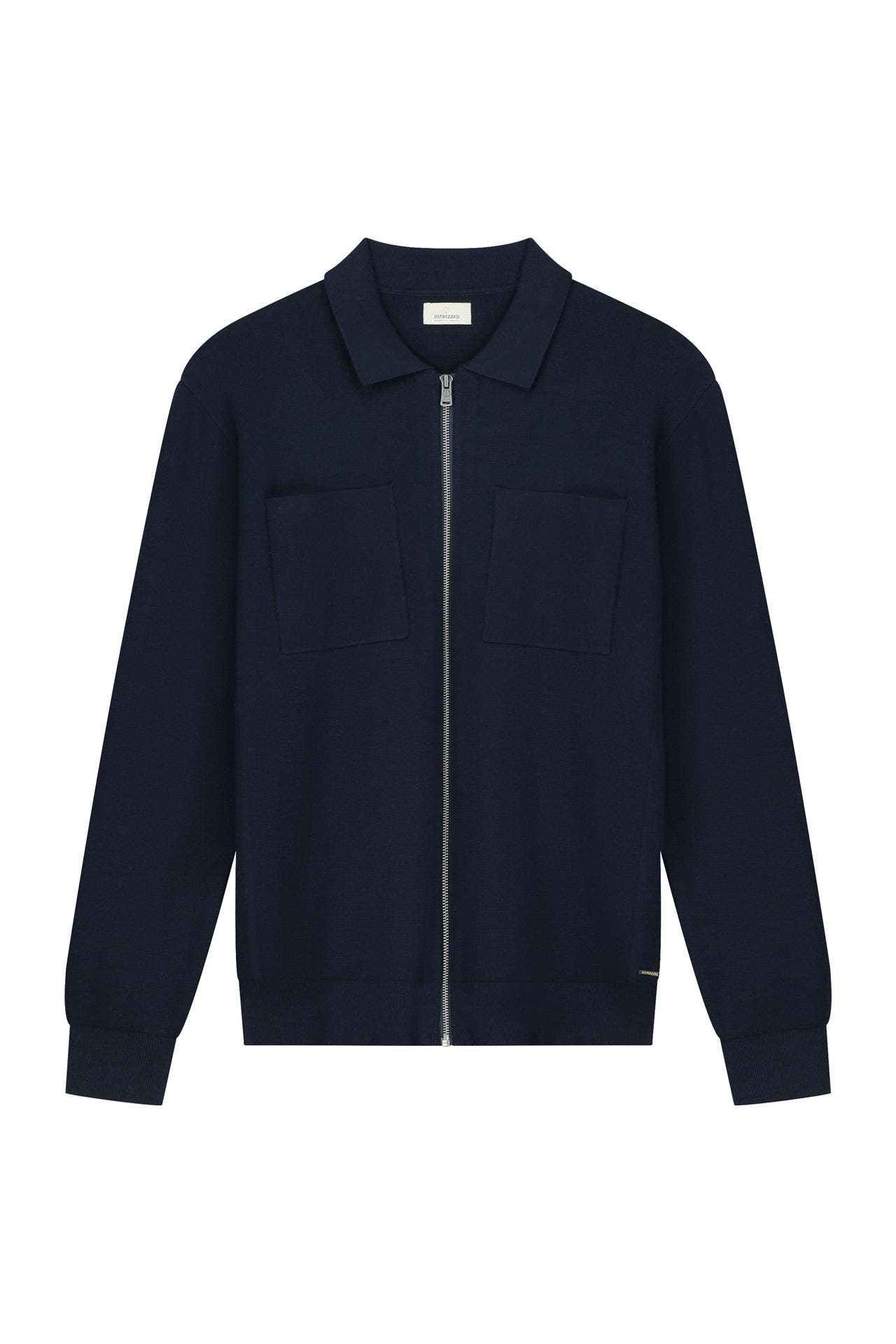 DSTREZZED Strickjacke dunkelblau, Bild 1
