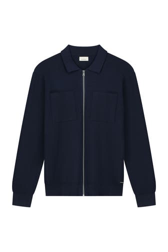 DSTREZZED Strickjacke dunkelblau