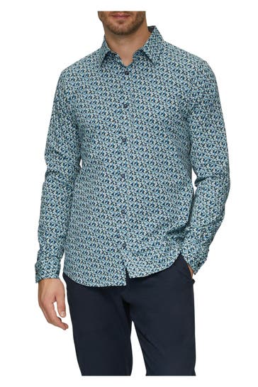 S.OLIVER Casual-Hemd gemustert