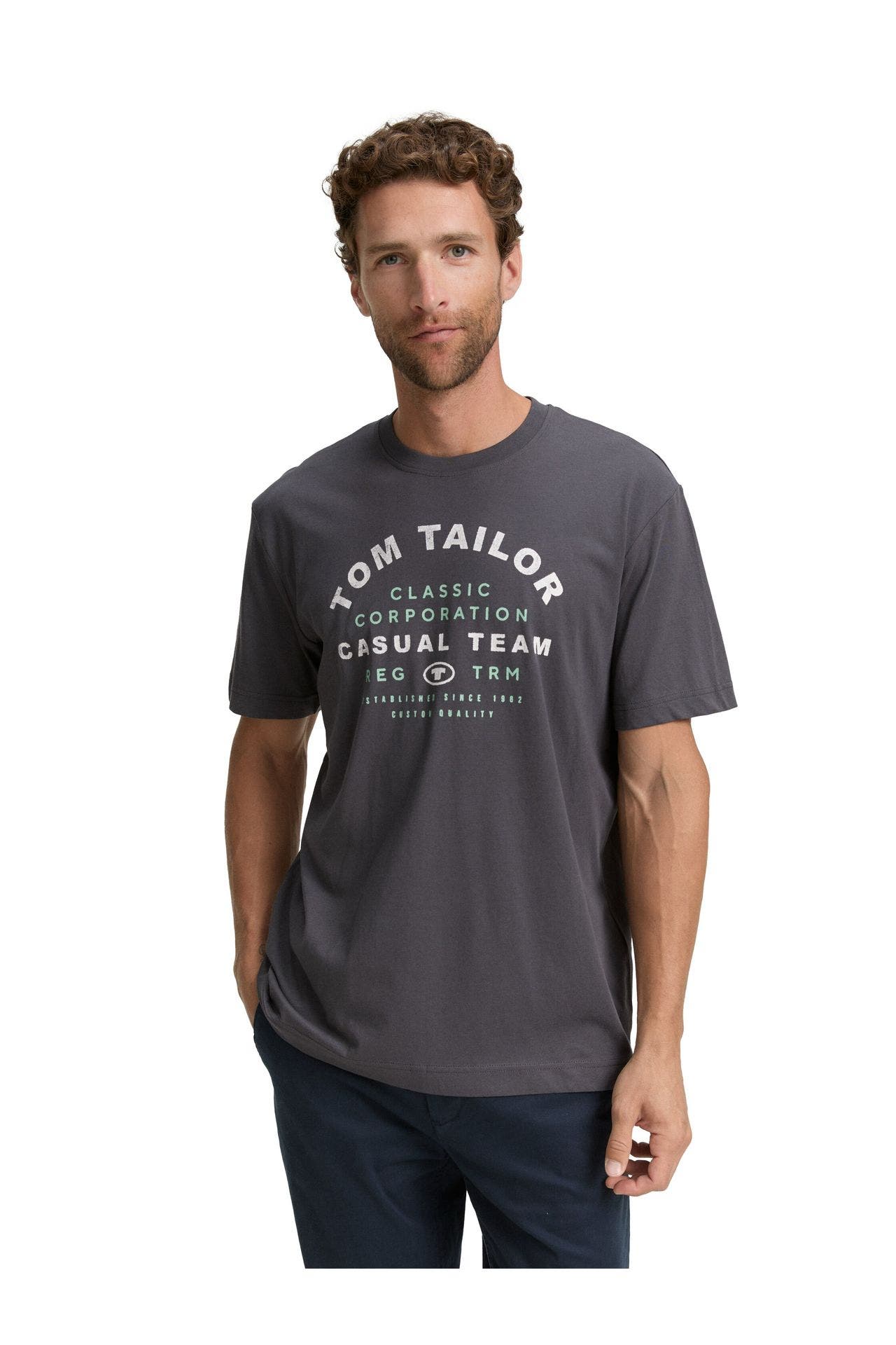 TOM TAILOR T-Shirt dunkelgrau, Bild 1