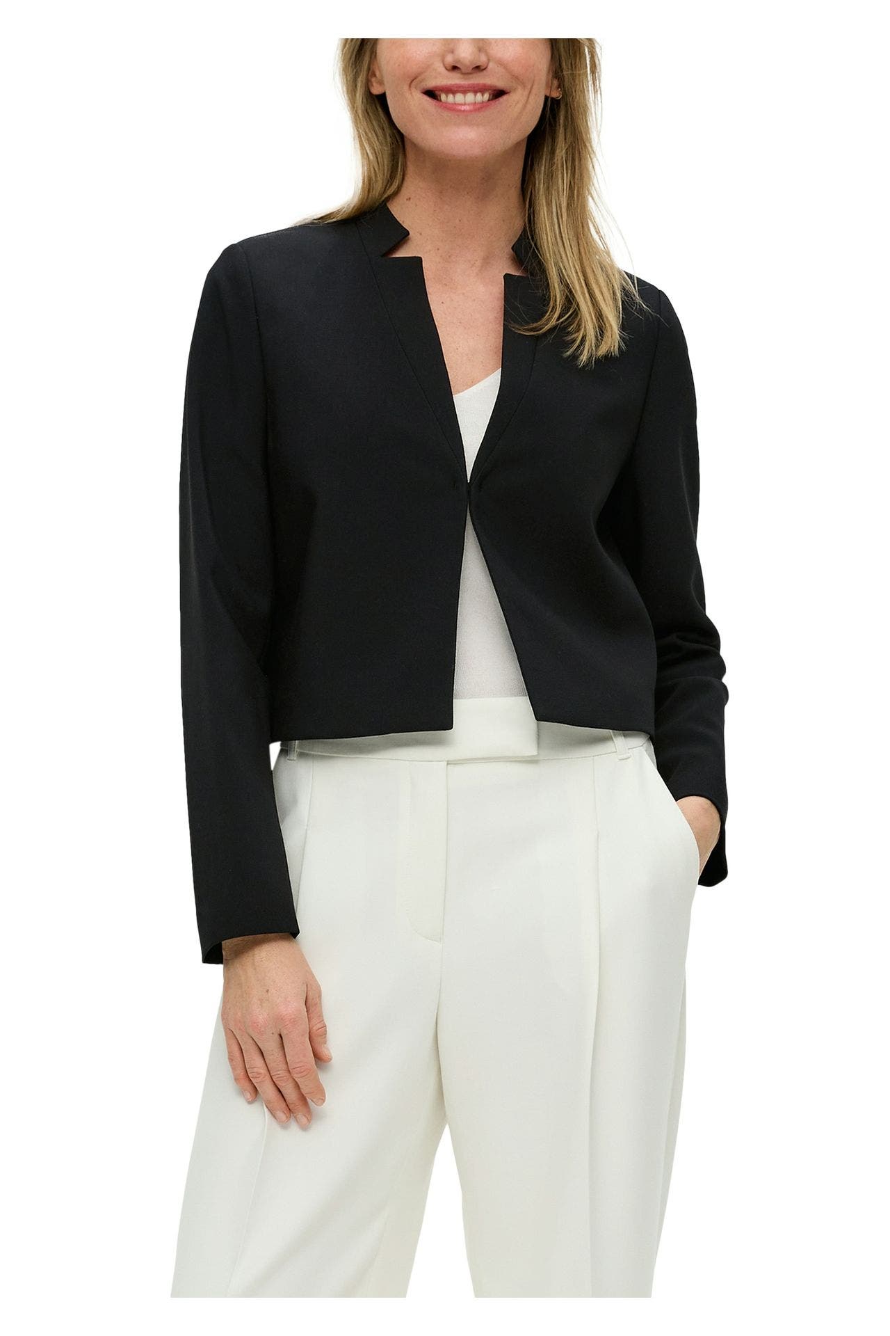 S.OLIVER BLACK LABEL Kurzblazer schwarz, Bild 1