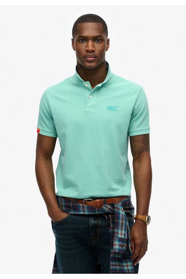 SUPERDRY Polo-Shirt 'Vintage Destroy' mint