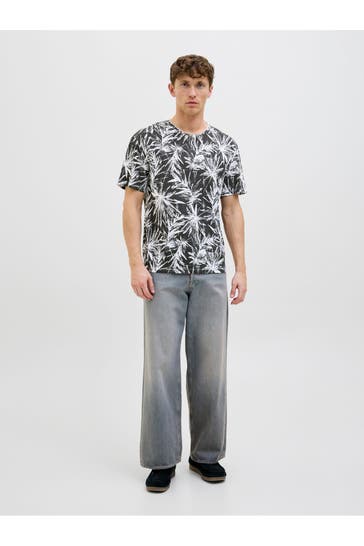 JACK & JONES T-Shirt floral gemustert