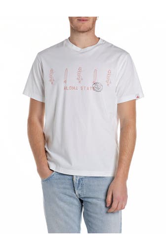 REPLAY T-Shirt offwhite