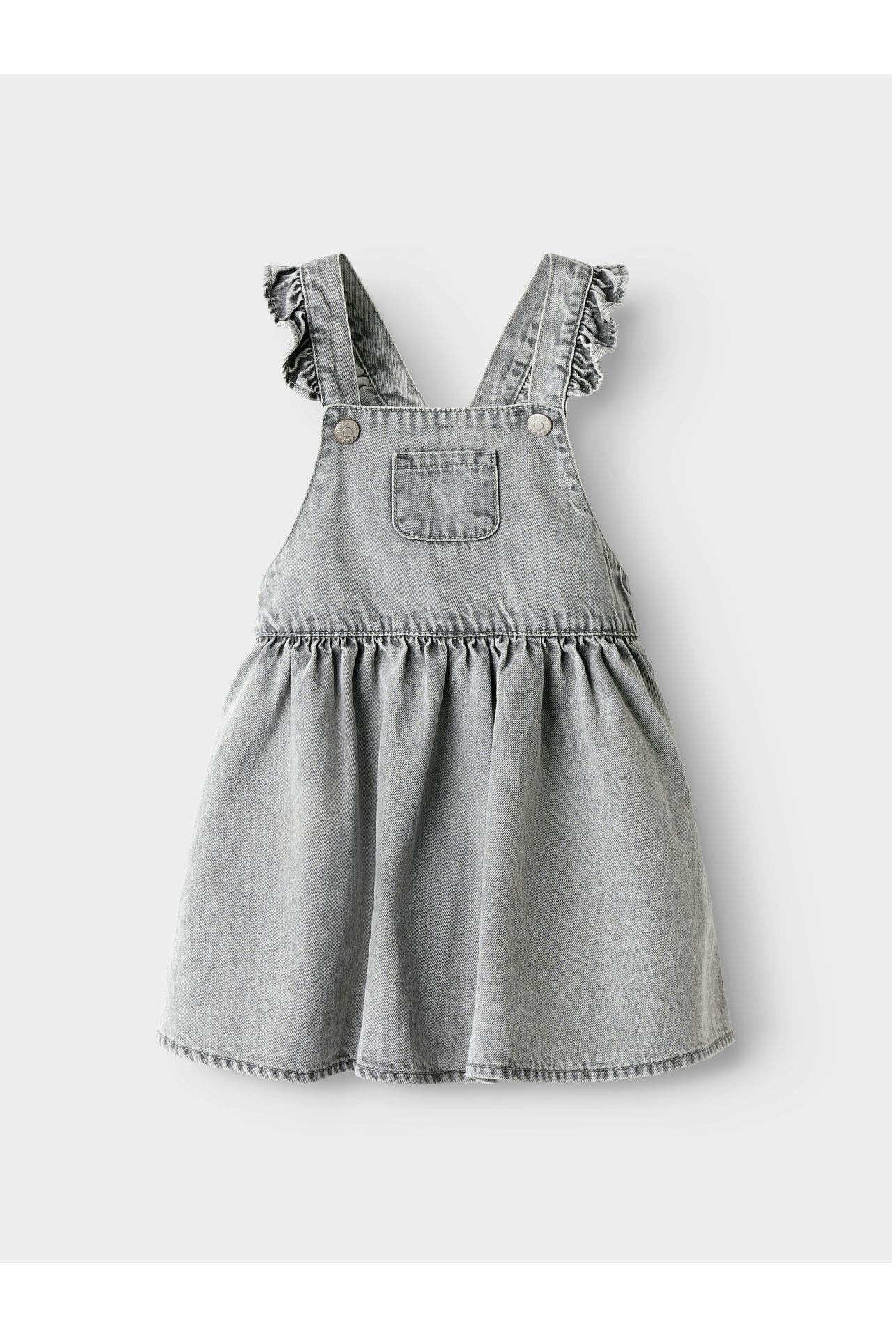 NAME IT Latzkleid grau, Bild 1