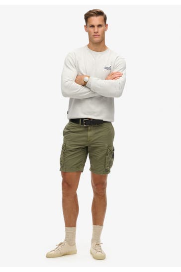 SUPERDRY Cargo-Shorts oliv