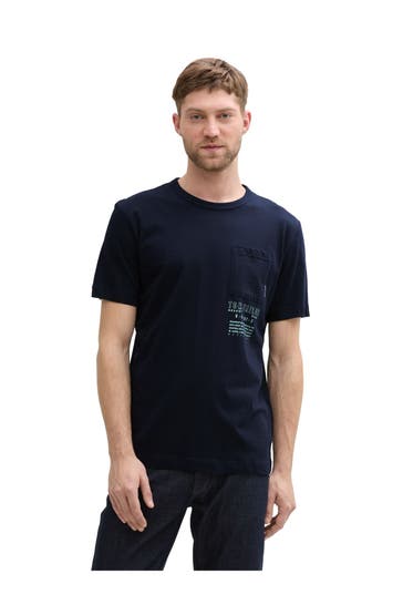 TOM TAILOR T-Shirt nachtblau