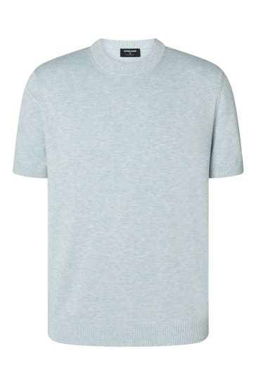 STRELLSON Strickshirt 'Loic' hellblau