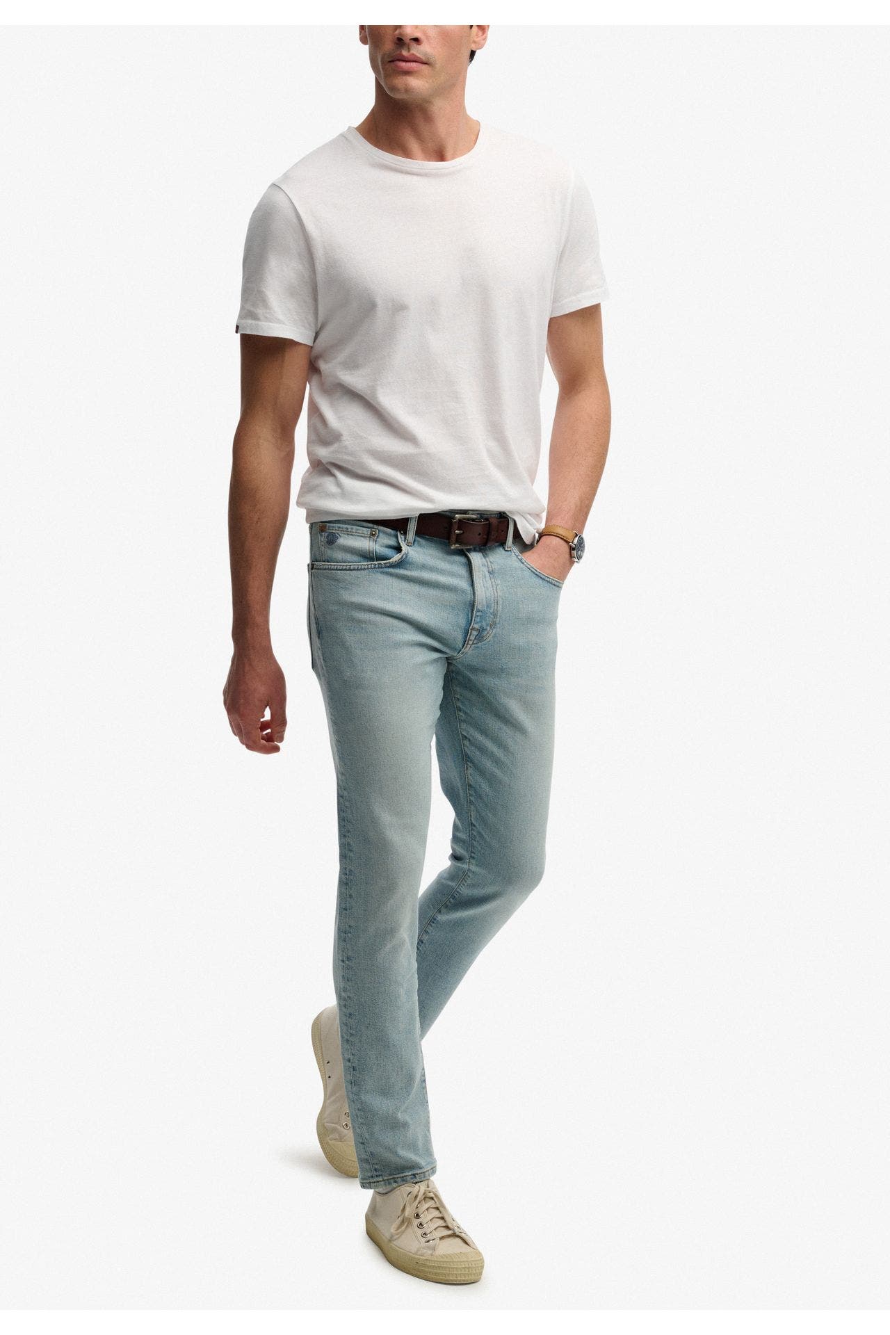 SUPERDRY Jeans hellblau straight, Bild 1