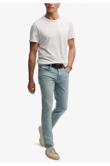 SUPERDRY Jeans hellblau straight