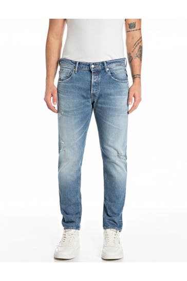 REPLAY Jeans hellblau slim