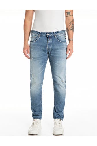REPLAY Jeans hellblau slim