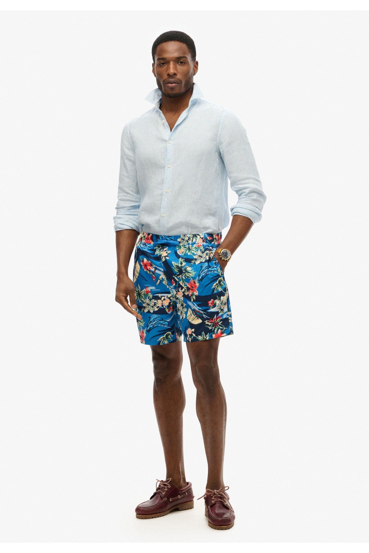 SUPERDRY Badeshorts gemustert, Bild 1