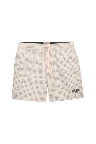 SUPERDRY Badeshorts ecru