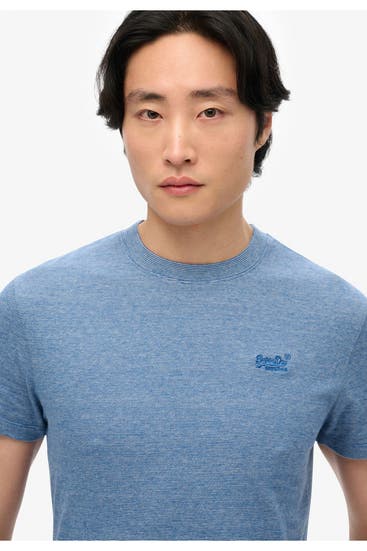 SUPERDRY - T-Shirt 'Essential Logo' ozeanblau