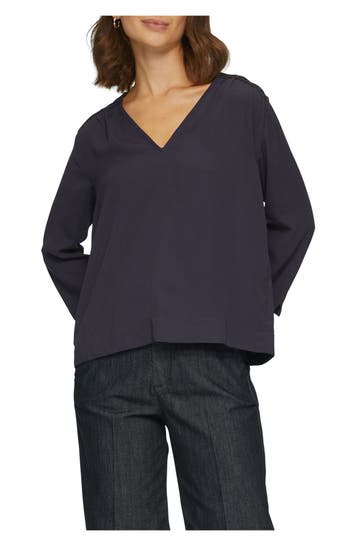 S.OLIVER BLACK LABEL Blusenshirt navy