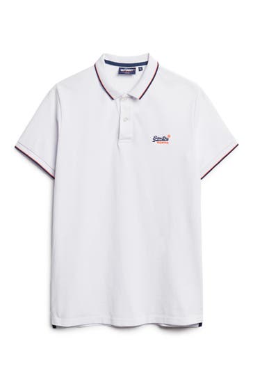 SUPERDRY Polo-Shirt weiß