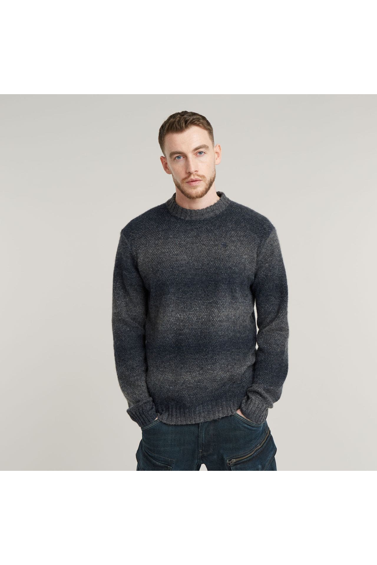 G-STAR Wollmix-Strickpullover gemustert, Bild 1