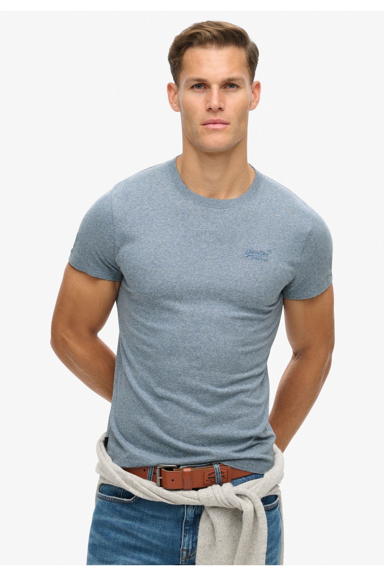 SUPERDRY T-Shirt 'Essential Logo' graublau, Bild 1