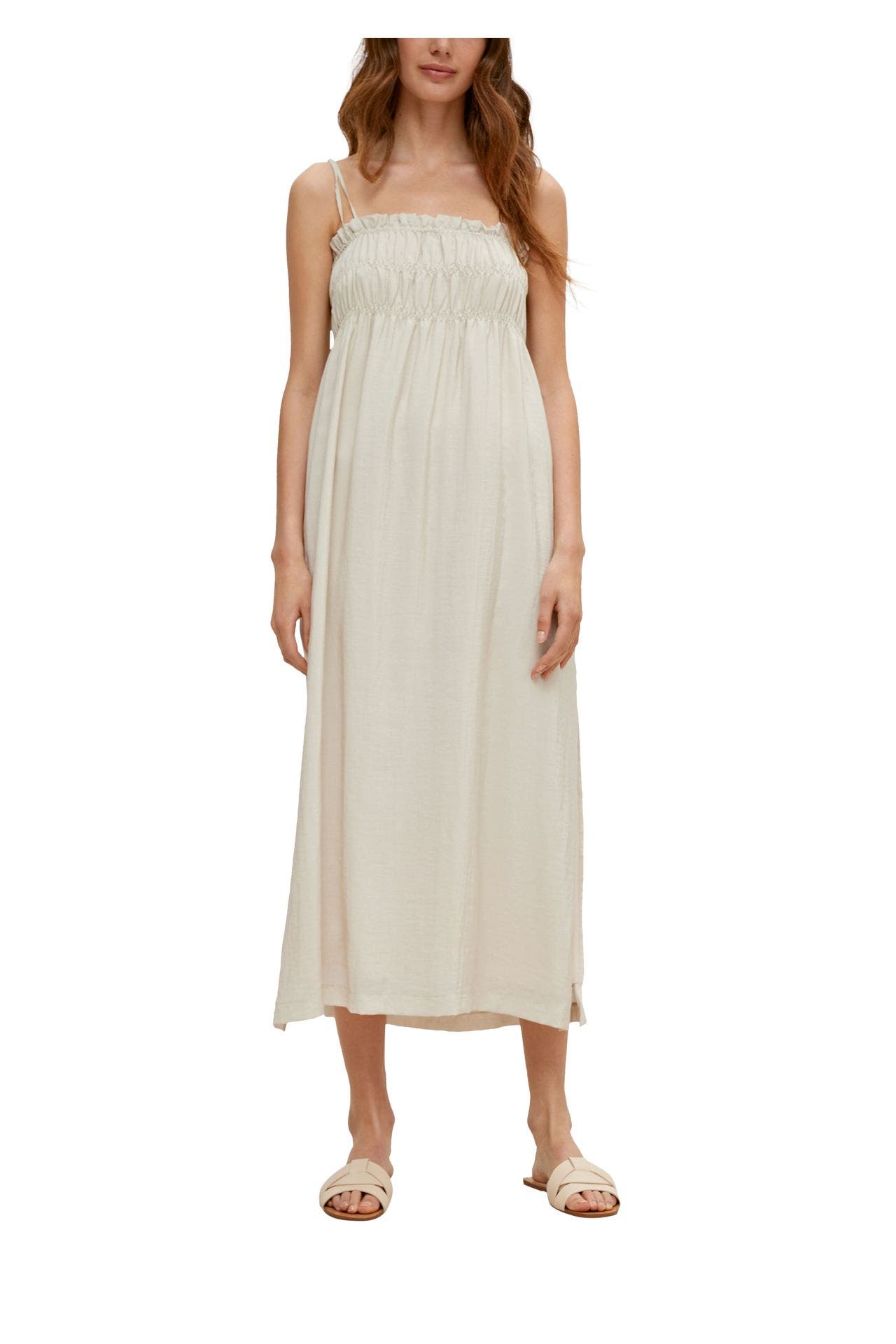 COMMA, Midikleid beige, Bild 1