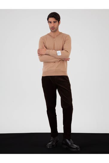 FTC Strickpullover hellbraun