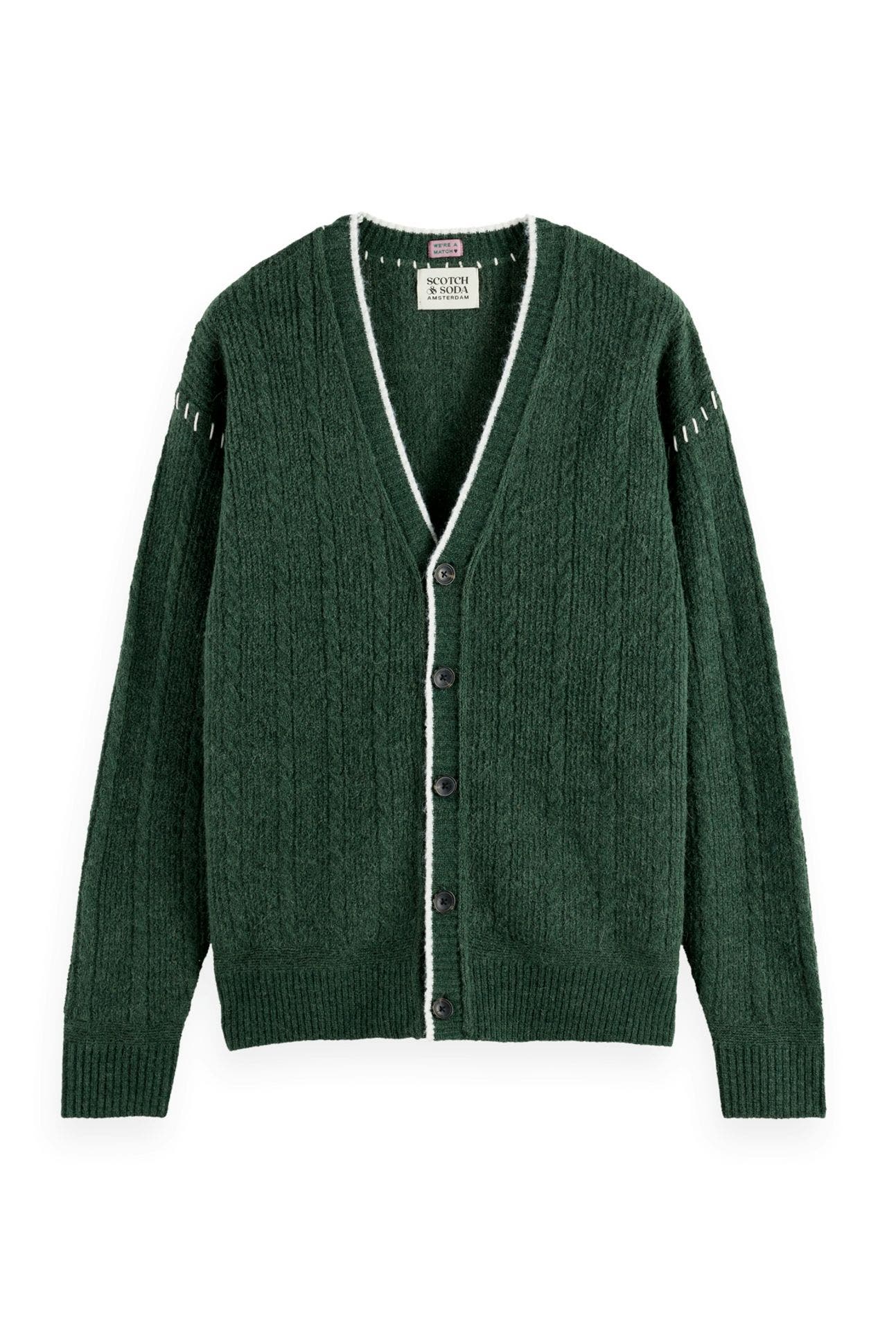 SCOTCH & SODA Strickcardigan waldgrün, Bild 1