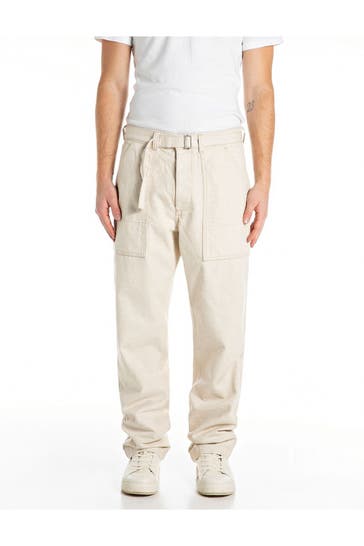REPLAY Stoffhose sand