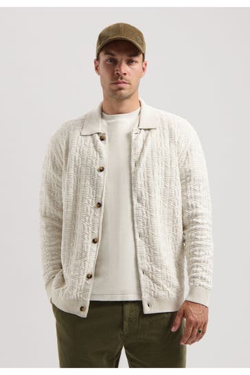 DSTREZZED Strickjacke ecru