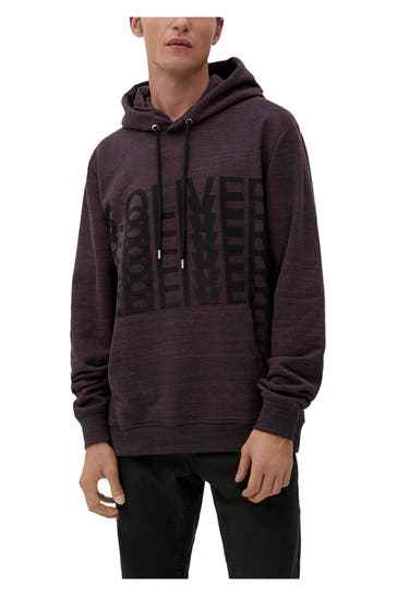 S.OLIVER Hoodie aubergine